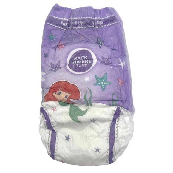 5 Huggies Pull-ups 5t-6t, 46-60 Lbs, Made to Fit a 32 " Waist Disney Princess - Picture 6 of 6